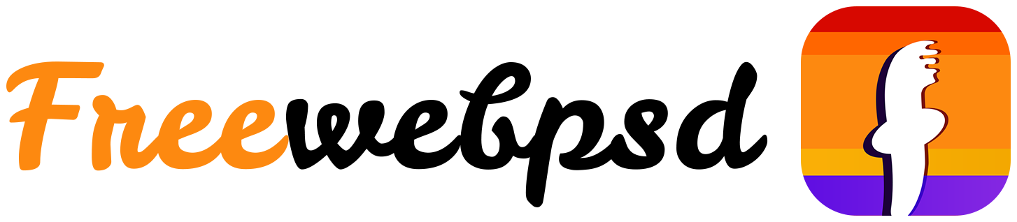 free web psd logo