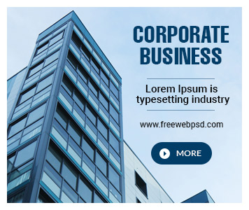 corporate business banner psd file download