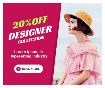 designer collection banner psd