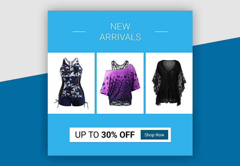 New Arrivals Instagram banner