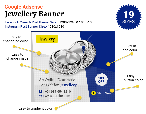 jewellery banner online free download