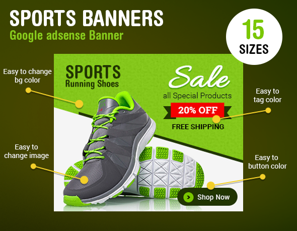 best and creaetive psd sports banners