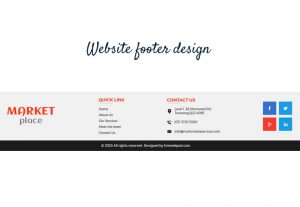 free footer psd download