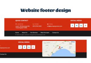 footer free download psd file