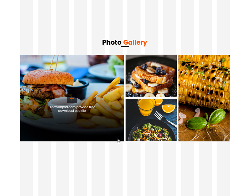 gallery section psd file