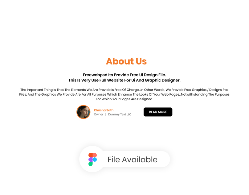 figma about us section file
