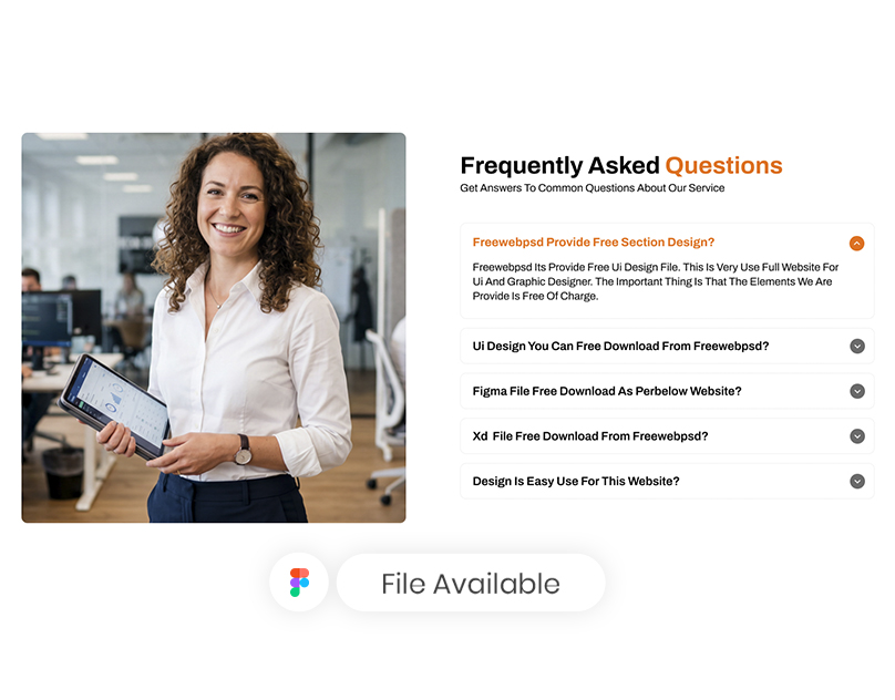 faq ui design free download